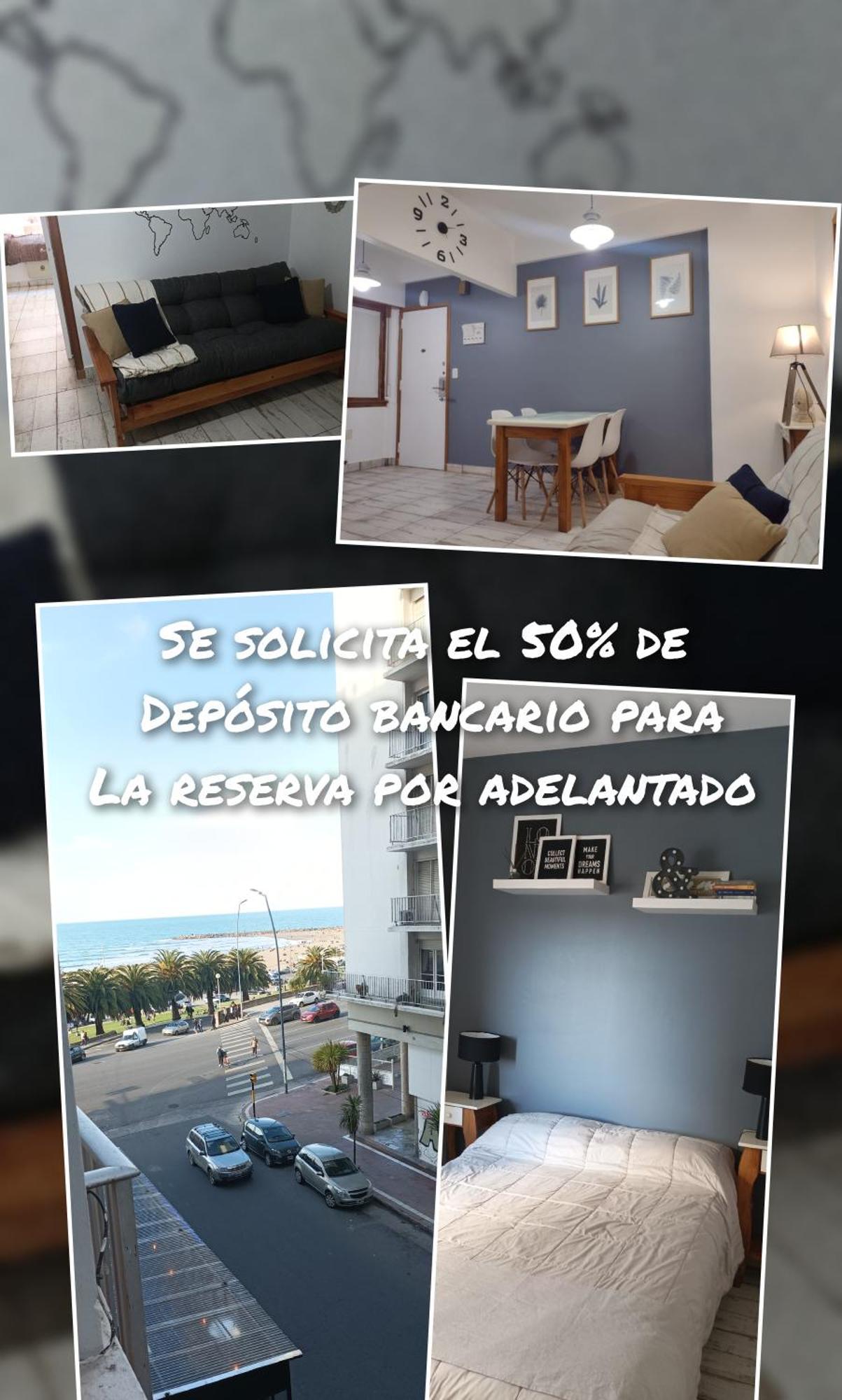 Departamento Vista Al Mar Playa Las Toscas Mar del Plata Zewnętrze zdjęcie